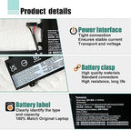 L17M3PG2 L17C3PG2 Laptop Battery Replacement for Lenovo Legion Y730-15ICH Y740-15ICHG Y740-15IRH Y740-15IRHG Series 5B10Q88557 5B10W67295 L17M3PG2 5B10Q88560-Middle Line