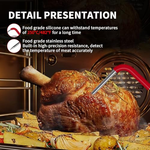 Smart Thermometer Probe Compatible with Ninja SP351 Foodi Smart 13-in-1 Dual Heat Air Fry, Temperature Meat Probe Replacement for Ninja SP351/SP251Q Oven. 1-Pack