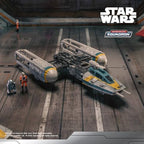 STAR WARS Micro Galaxy Squadron Gold Leader's Y-Wing - 5-Inch Starfighter Class Vehicle with 1-Inch Jon Vander & R2-BHD Micro Figure Accessories