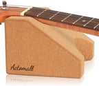 Cork Guitar Neck Rest, Guitar Neck Cradle Support Pillow, Guitar Accessories for Repair, Maintenance, Cleaning, String Instrument Luthier Tool, 100% Natural Cork Die-Cast Cut