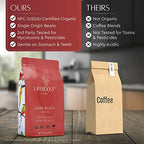 Lifeboost Coffee Dark Organic Coffee Beans - Dark Roast Low Acid Coffee Beans - Single Origin Non-GMO Organic Coffee - Third Party Tested For Mycotoxins & Pesticides - Whole Bean - 12 Ounces