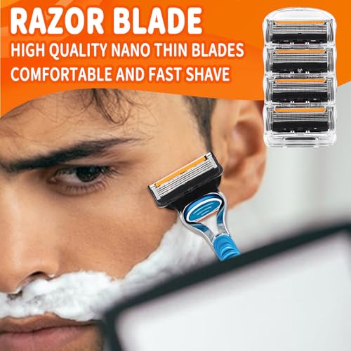 ProGlide wet razor men's razor blades, 24 replacement blades for wet razors, Fusion 5 blades value packs, Pro glide razor blades, Fusion 5 proglide