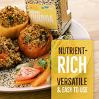 BetterBody Foods Organic Quinoa, Vegan, Gluten Free, Low Glycemic Rice Replacement, 3 Lb