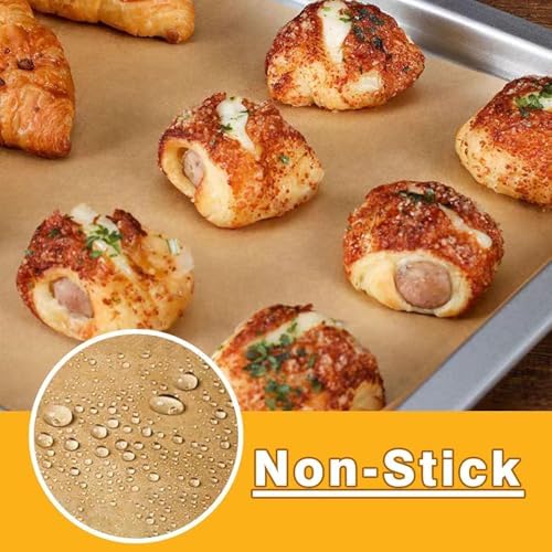 Air Fryer Liners Compatible with Breville the Smart Oven Air Fryer Pro, 100 PCS Unbleached Baking Parchment Paper Disposable with 4 PCS AirFryer Oven Liners Accessories for Breville BOV900BSS