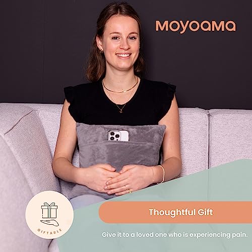 MOYOAMA Hysterectomy Pillow with Cooling Packs Included - Hysterectomy Recovery Products to Protect Vulnerable Areas - C Section Recovery Seatbelt Pillow to Relieve Pressure - Hysterectomy Gifts