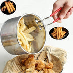 Tenta Kitchen Pasta Strainer instant pot accessories Steamer Basket For Pot instant pot steamer basket with Removable handle Insert for Veggie Fish Seafood Cooking and heat food 7"