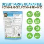 Desert Farms Organic Whole Camel Milk Powder Certified PALEO and KETO Allergen Free Non-GMO Easy to Mix Powder Milk - Excellent Replacement For Goat and Soy Milk - Packaged In The USA (400 Grams)