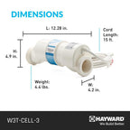 Hayward W3T-Cell-3 TurboCell Salt Cell for Pool Chlorination, In-Ground Swimming Pools up to 15,000 Gallons
