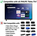 OEM Replacement Remote Control Compatible with All Philips Roku TV Smart TVs【Only Works with Philips Roku TV, Not for Roku Stick and Roku Box】 (Netflix/Disney Plus/Apple TV+ / Roku Channel)