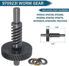 Worm Gear Kit Compatible With KitchenAid Whirlpool 5QT & 6QT Mixer Gear Parts Replacement, Worm Follower Gear Kit 9706529 W11086780 9709511 9703337 9709231