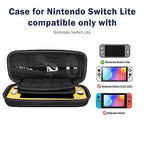 Meadow Flowers Switch Case For Nintendo Switch OLED/Switch LITE/Switch Accessories, Monochrome Cute Carry Protective Bag, Travel Game Console Cases, Controller Hard Shell Holder 20 Cartridge Slot J85