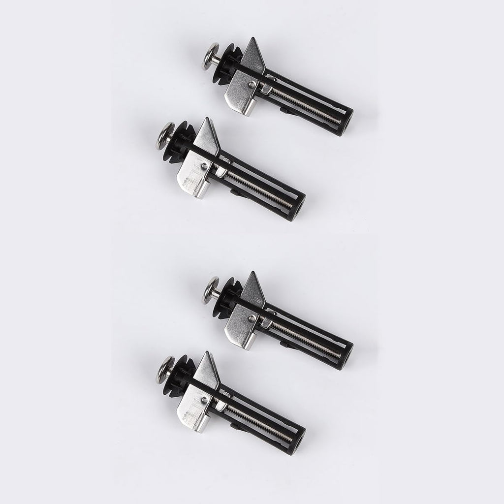 MUU Universal Toilet Seat Bolt kit,Screws,Quick Release,Easy to Install- Toilet Seat Replacement Parts Kit,Toilet Cover Maintenance Accessories,Fixing Accessories (Screws-JS2) (4)