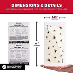 Catchmaster Cricket XL Giant Glue Boards 6-Pk, Adhesive Bug Catcher Cricket Traps Indoor, Sticky Trap for Inside Your Home, Bulk Insect Killer, Insect Traps for House & Garage, Pet Safe Pest Control