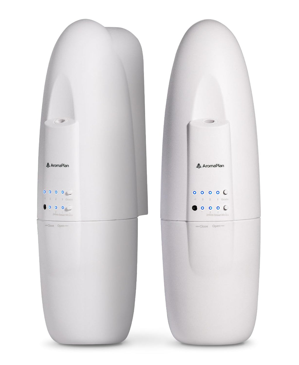 AROMAPLAN Portable Diffuser - 2 Pack - Up to 500 Sq. FT Coverage - Nanotechnology Plug in Oil Diffuser for Essential Oils -for Home and Office - Wall Silent & Waterless Oil Diffuser (White)
