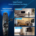 Replacement Magic Remote Control for LG Smart TV Remote LG-TV-Remote with Voice and Pointer Function Universal LG Remote for LG UHD OLED QNED NanoCell 4K 8K Models Google/Alexa