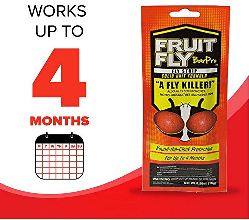 Fruit Fly BarPro – 4 Month Protection Against Flies, Cockroaches, Mosquitos & Other Pests. Fly Traps for Indoors. Better Than a Fly Trap. Better Than Fly Traps Outdoor. Better Than Mosquito Zapper