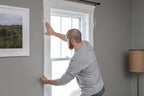 Duck Brand Window Insulation Kit - Winter Window Seal Kit Fits up to 10 Windows - Rolled Shrink Film Cuts to Size for Easy Indoor Installation - Window Tape Included - 62 In. by 420 In.- Clear