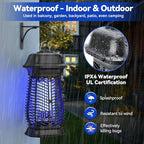 Bug Zapper Outdoor, Mosquito Trap for Indoors with Powerful 20W Bulb, Waterproof Fly Zapper, Electric Mosquito Killer for Home, Backyard, Patio (20, Volts)