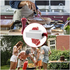 Meat Tenderizer for KitchenAid Household Stand Mixers, Stainless Steel Meat Cube Tenderizer Tool, Mixers Accessories Attachment for All Models KitchenAid, White