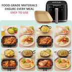 Splatter Shield & 100 PCS Paper Liners for Ninja AG300 AG301 AG400 AG301C AG300C Foodi Air Fryer Accessories, Stainless Steel Splash Guard for Ninja 5 in 1 Smart Xl Indoor Grill Mesh Screen