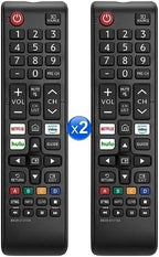 【Pack of 2】 Samsung TV Remote Control Replacement Universal for Smart TV 2010-2023 Models - Works with Samsung LED/LCD/QLED/4K UHD TVs, HDTV Remote with Easy Setup Durable Design