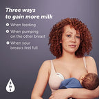 Elvie Curve Manual Wearable Breast Pump | Hands-Free, Kick-Proof, Portable Silicone Pump That Can Be Worn in-Bra for Gentle, Natural Milk Expression | Breast Feeding Essentials