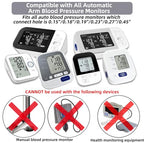 Alcarefam Extra Large Blood Pressure Cuff, 9”-21” (22-54CM) XL Cuff Compatible with Omron BP Monitor, Replacement X-Large Cuff for Adult Big ARM, 6 Connectors
