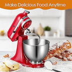 Stainless Steel Spiral Dough Hook Replacement for KitchenAid 4.5-5 Qt. Tilt-Head Stand Mixers.Accessories Compatible for Kitchen Aid K45, K45SS, KN15E1X, KSM75, KSM85PS, KSM88PSQ, KSM90 etc.