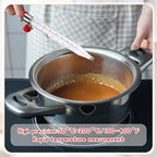 Photect 2 Pcs Candy Thermometer with Pot Clip 8" Deep Fry Oil Thermometer Instant Read Cooking Food Thermograph Sugar Syrup Jam Jelly Oil Temperature Kitchen Accessories for Home Cooking(Red)