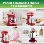 Mixer Sliding Mat for Kitchen Aid - Kitchen Counter Appliance Slider Mat Mixer Attachment for Kitchenaid 5-8 Qt Bowl Lift Stand Mixer, Mover Slider Pad Mixer Countertop Accessories Black