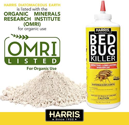 Harris Bed Bug & Insects Killer, Diatomaceous Earth Powder, 9oz