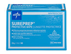 Medline SurePrep Skin Protective Barrier, Wipe - Premium Quality Medical Supplies for Skin Care and Protection, Pack of 50