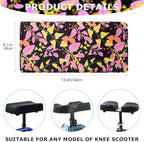 Knee Scooter Cushion 2" thick Memory Foam Knee Scooter Pad for Comfort w/Removable Cover Walker/Roller Accessories fits Most Models