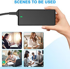 65W 45W 2 Tips Charger for Dell Laptop Charger,Replacement for All 65W 45W Dell inspiron 13 14 15 17 3000 5000 7000 Series laptops Round Connects Chargers（7.4mm and 4.5mm）