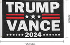 Trump Vance 2024 Flag 3x5 Double Stitched and 2 Brass Grommets Banner for Outdoor Indoor Yard Room Wall Decor Tapestry Hanging Banner