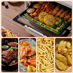 Replacement Baking Pan Air Fryer Basket for Ninja Foodi SP101 Air Fryer Oven, Stainless Steel Mesh Basket and Non-stick Baking Tray for Ninja Digital Air Fry Countertop Oven