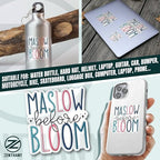 (3Pcs) Maslow Before Bloom Sticker Mental Health Self Love 2" Waterproof Vinyl Decal Sticker for Laptop Water Bottle Hard Hat Cup Cars Decals Gift for Her Him Adults 2 Inches