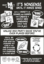 Dadada - The Nonsensical Party Game That Makes Sense, Turns Gibberish into Hilarity, Create Your Own New Hilarious Language, Word And Image Association Game, 2+ Players, Ages 8 & Up, 15-30 Minutes