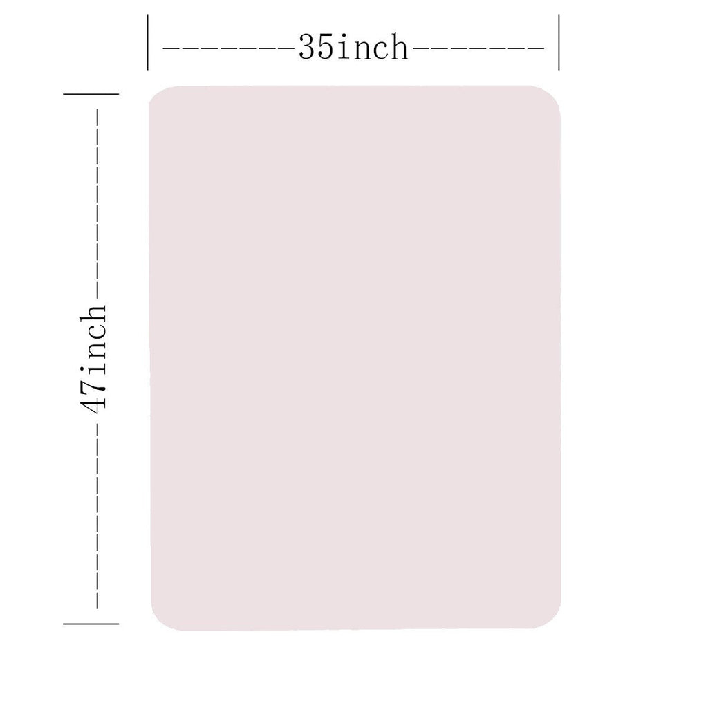 Thickest Chair Mat for Hardwood Floor - 1/8" Thick 47" X 35" Crystal Clear Chair Mat for Hard Floor, Can't be Used on Carpet Floor