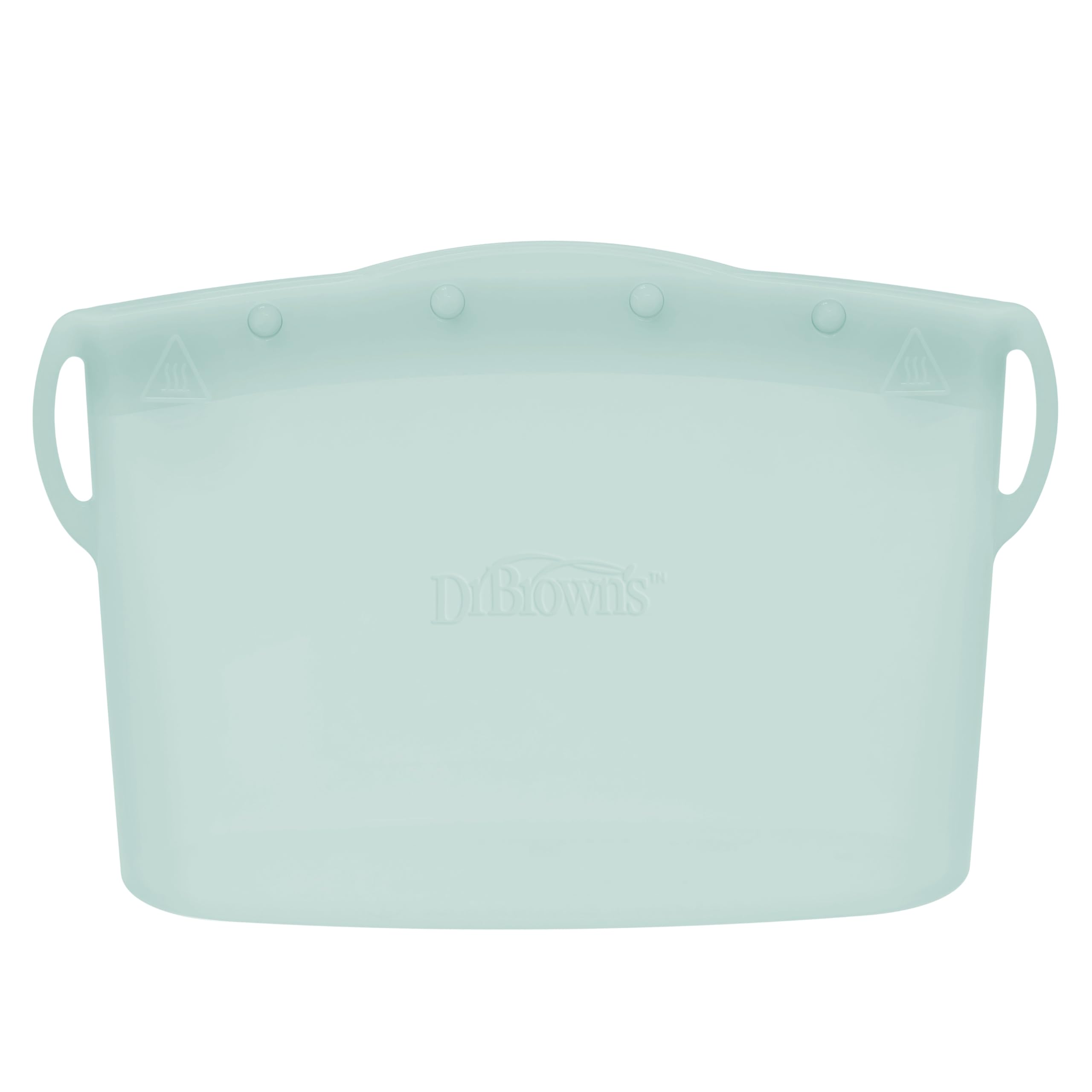 Dr. Brown's Microwave Steam Sterilizer Bag for Baby Bottles, Breast Pump Parts & Other Toddler Accessories, 100% Silicone, Reusable Sterilizing Bag