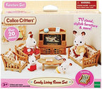 Calico Critters Comfy Living Room Set - Toy Dollhouse Furniture & Accessories Set for Ages 3+