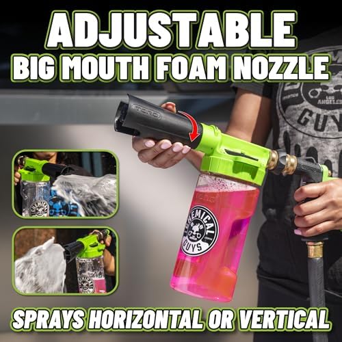 Chemical Guys ACC_326 – TORQ Foam Blaster 6 Foam Wash Gun – The Ultimate Car Wash Foamer that Connects to Any Garden Hose