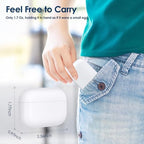 Replacement Charging Case for Airpods Pro 1st 2nd Charging Case, Type C Port Charge Cases for Airpod Pro Charging Support for Bluetooth Sync Button