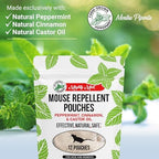 Mighty Mint Mouse Repellent Pouches & Rodent Repellent Spray Bundle