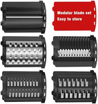 Slicer Shredder Attachment for KitchenAid Stand Mixer with 5 Blades, Cheese Grater Attachment, Fresh Prep Slicer, Bigger Vegetable Salad Maker Accessories for Kitchenaid