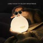 Slug Night Light,Silicone lamp for Kids USB Rechargeable Cute Animal Lamps Timer Setting safe Bedside Lamp Portable LED Lamps for Breastfeeding Dorm Room Decor for Christmas Gift Baby Kids Girls Teens