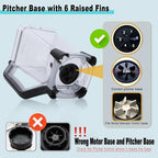 Replacement for Ninja Blender Pitcher 72OZ XL Blender Cups, Replacement for Ninja Blender Pitcher BL610 BL610BRN BL710WM BL710WMC CO650B CT610 C0610B CT610C CT611C 72oz Crushing Pitchers