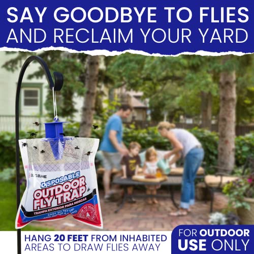 Fly Traps Outdoor Fly Traps. 9 Natural Pre-Baited Fly Bags Outdoor Disposable. Fly Trap Bag Fly Catchers Outdoors. Stable Horse Ranch Fly Trap. Disposable Fly Traps Outdoor Hanging Fly Killer