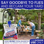 Fly Traps Outdoor Fly Traps. 12 Natural Pre-Baited Fly Bags Outdoor Disposable. Fly Trap Bag Fly Catchers Outdoors. Stable Ranch Fly Trap. Disposable Fly Traps Outdoor Hanging Fly Killer