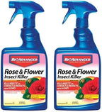 BioAdvanced Rose and Flower Insect Killer, Ready-to-Use, 24 oz (Pack of 2)